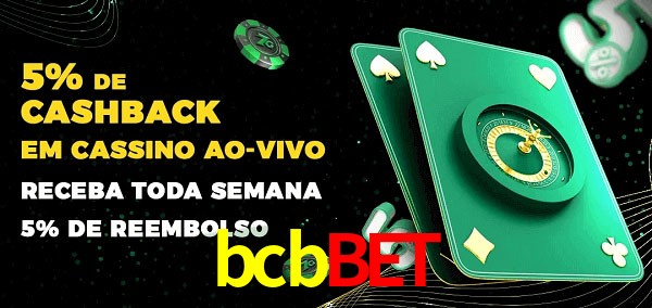 Promoções do cassino ao Vivo bcbbet